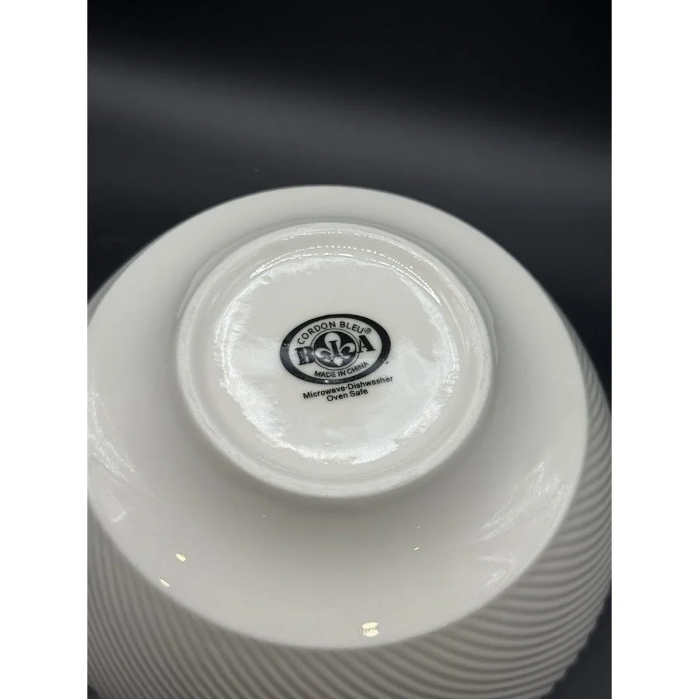 Cordon Bleu BIA Blue Floral Botanical Porcelain Bowl